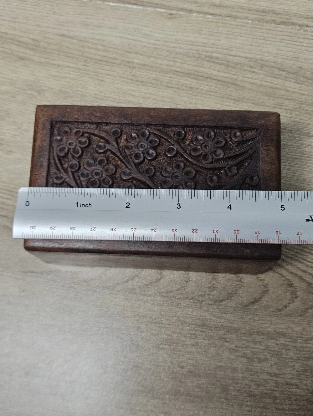 Tree of Life Wooden Pet Cremation Urn Box Hand Carved Memorial India 5